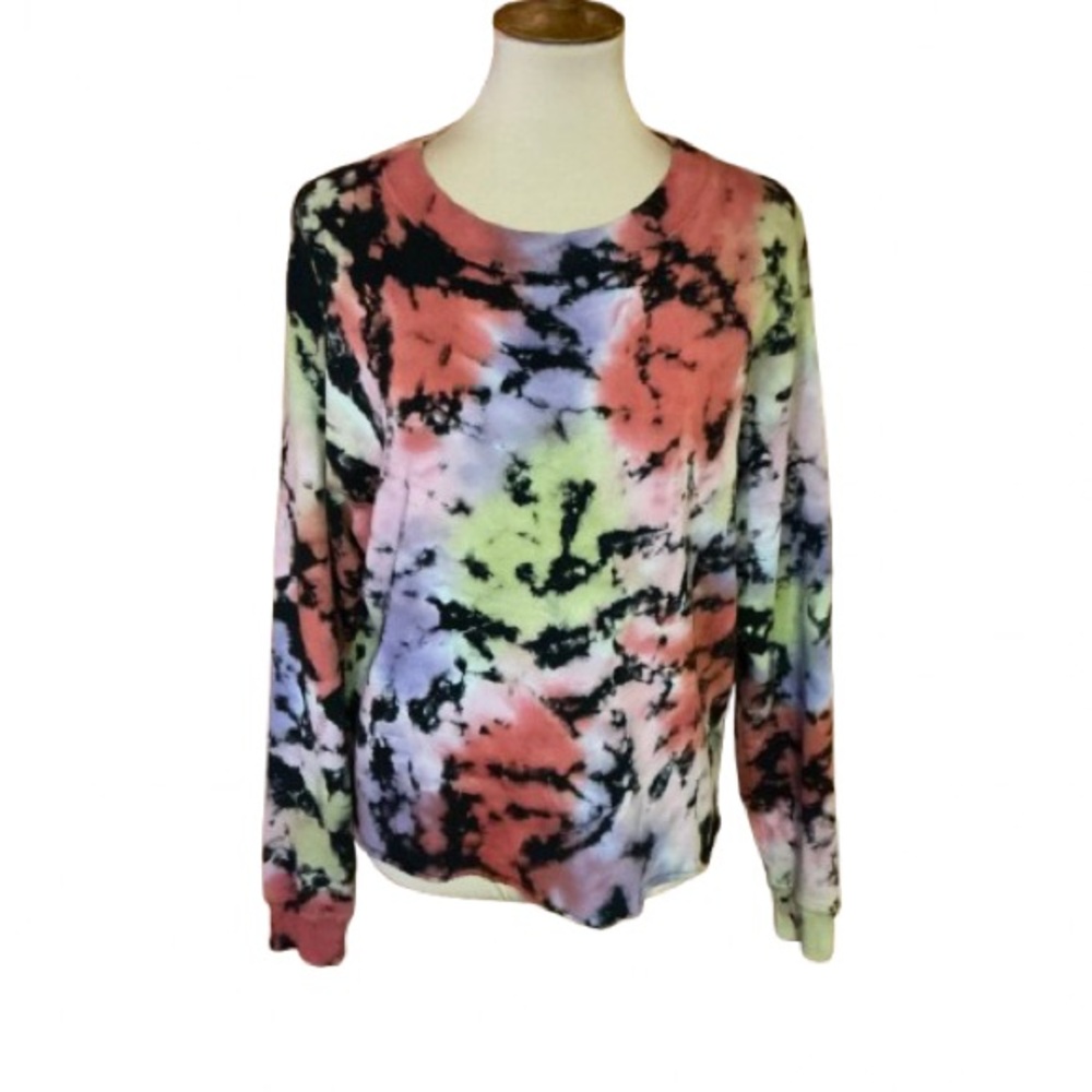 Letluv Anthropologie tie dye Beachy sweatshirt